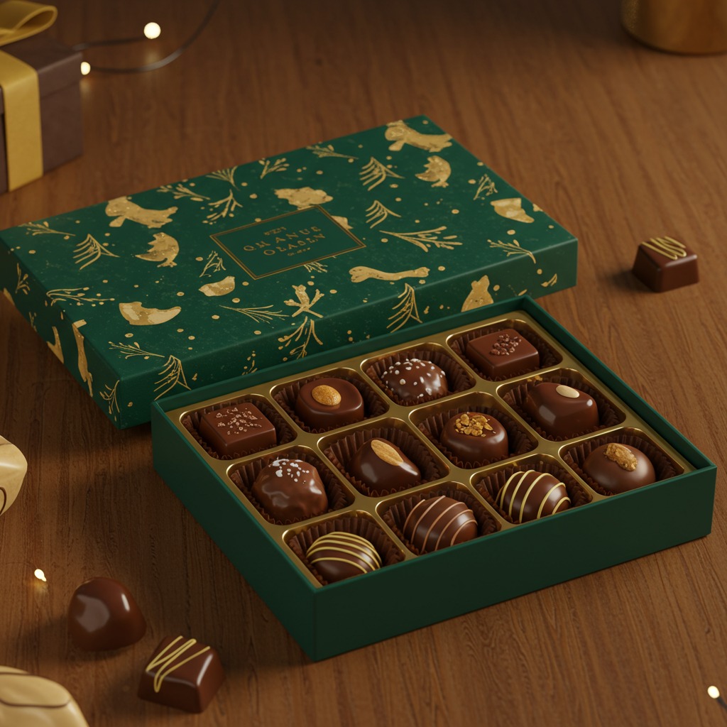 Luxury chocolate box packaging