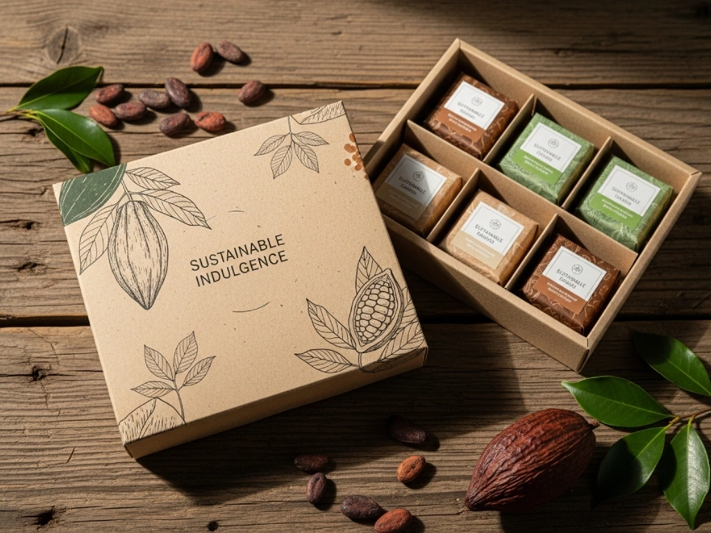 Sustainable chocolate rigid box