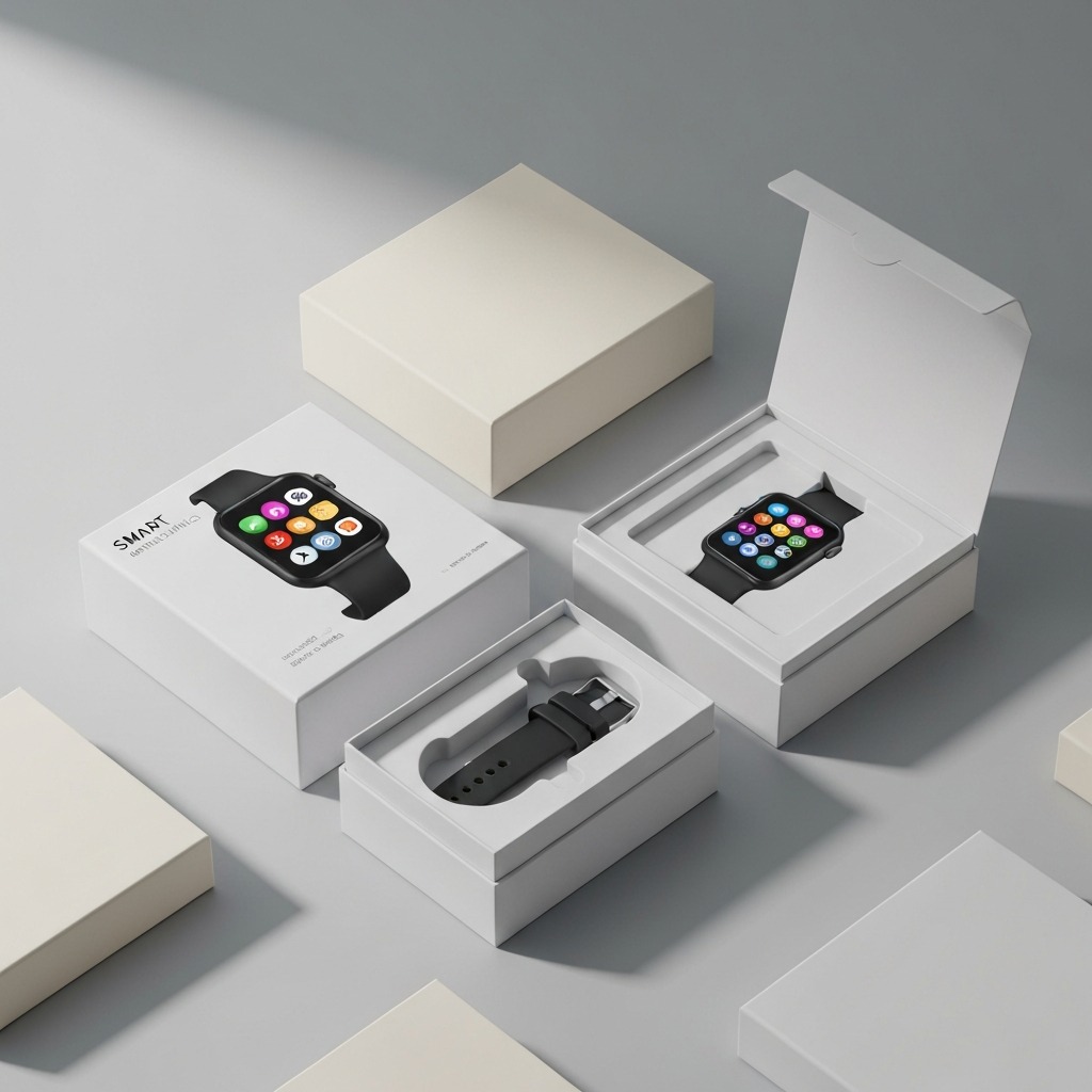 Electronic rigid box packaging