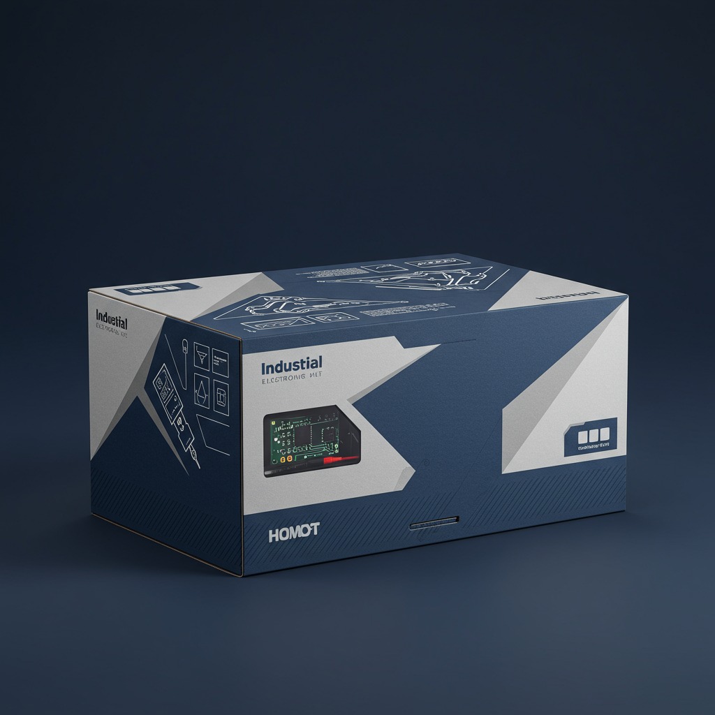 Electronic rigid box packaging